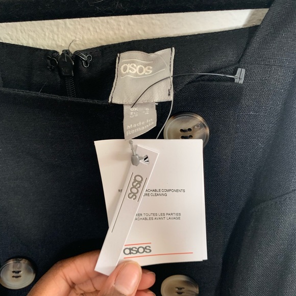 NWT ASOS Pinafore Dress, Size 4 - Picture 5 of 5